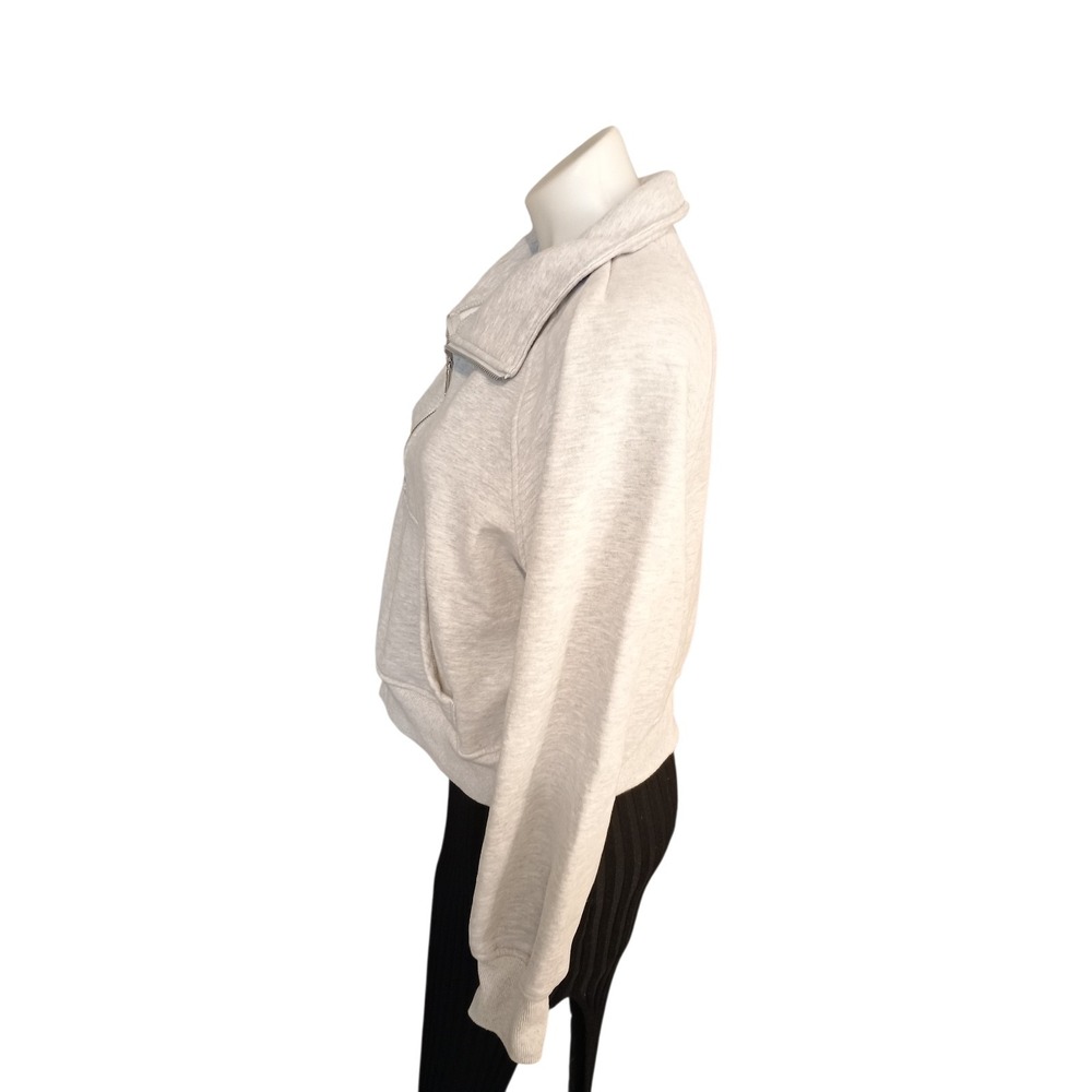 AUTOMET Womens Sweatshirts‎ Half Zip Cropped Pullover Fleece Quarter Medium - Picture 3 of 8